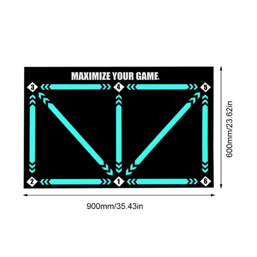 Footwork Performance Mat® - Voetbalvaardigheidsmat voor Junioren - Inclusief Trainingsvideo's