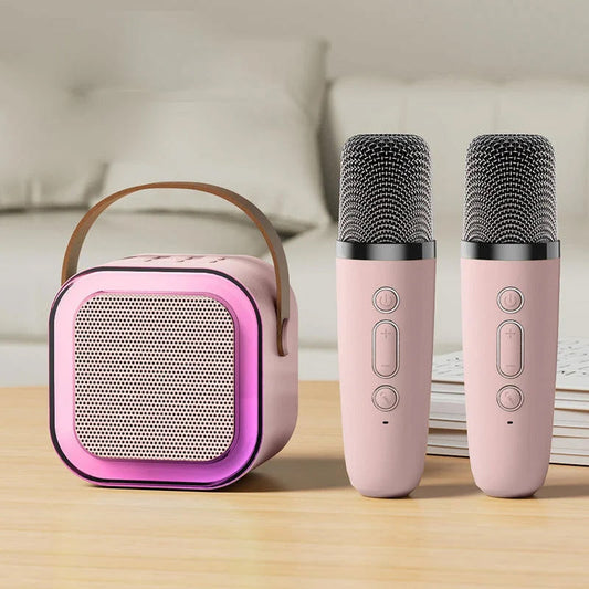 4Little | Mini karaoke set met draadloze microfoons