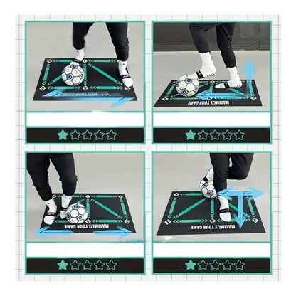 Footwork Performance Mat® - Voetbalvaardigheidsmat voor Junioren - Inclusief Trainingsvideo's