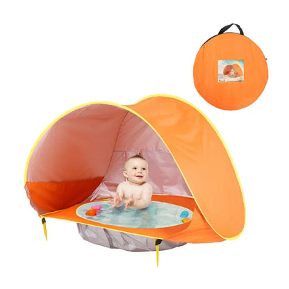 Strandpret - Kinderstrandtent met zwembad