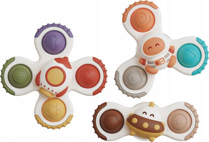 Baby Spinner - Draaibaar Speelgoed voor Baby's (set van 3)