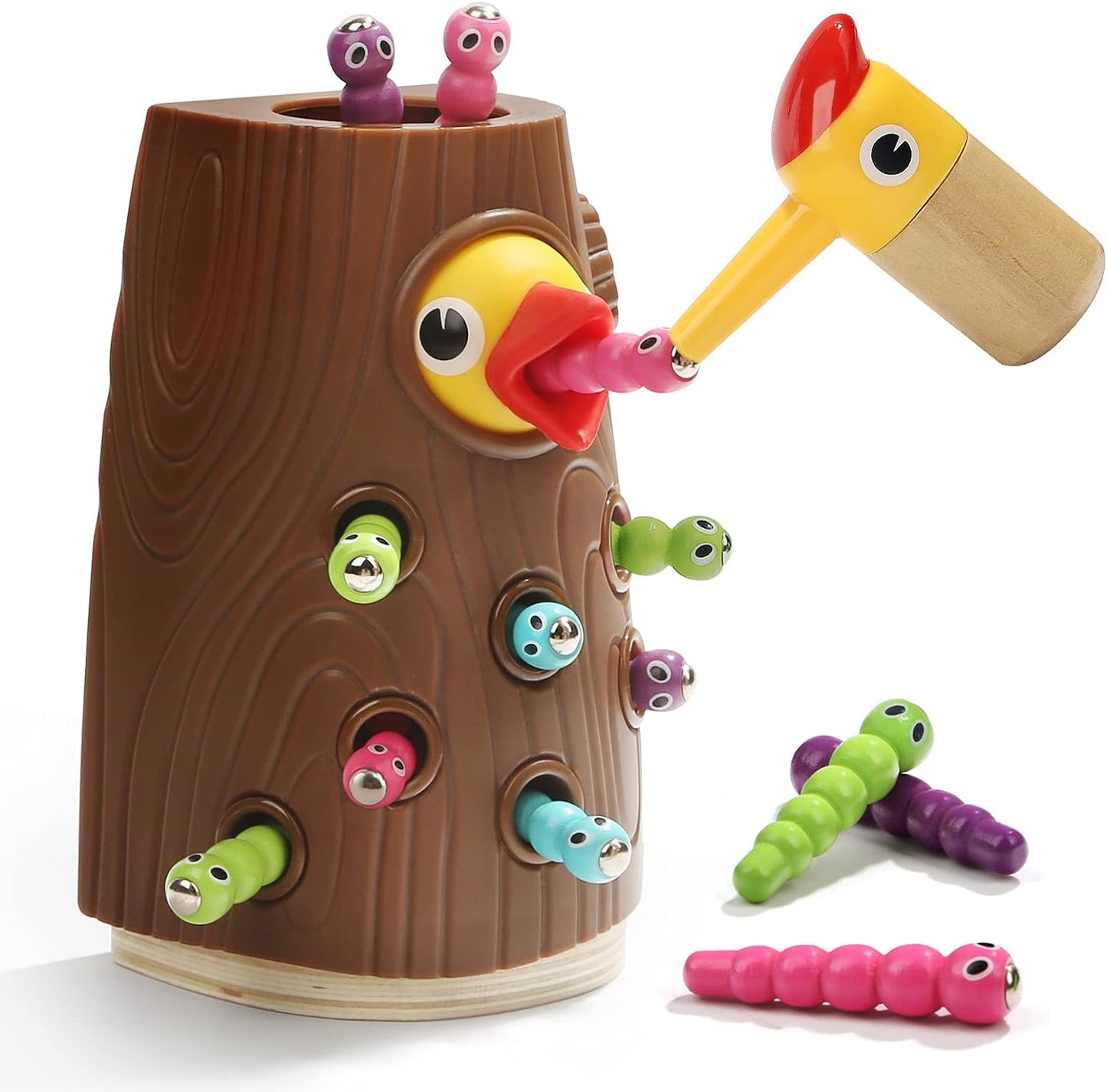 NatureNest Magnetic™ - Vogel & Worm Montessori Speelgoed