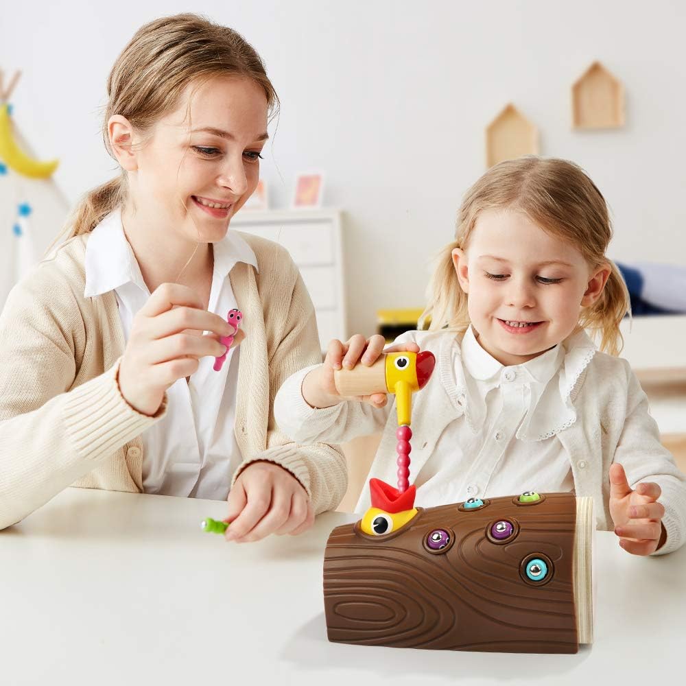 NatureNest Magnetic™ - Vogel & Worm Montessori Speelgoed