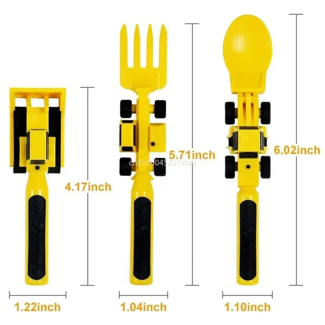 Construction Dinner Set™ - Nooit meer een strijd aan tafel!