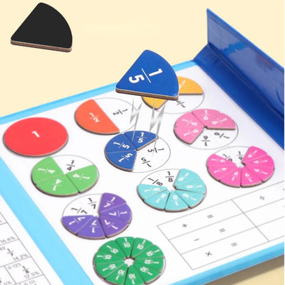 Montessori magnetische breuken puzzelboek voor kinderen