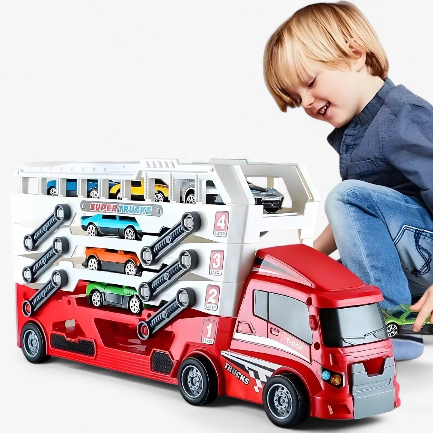 CarTruck Racebaan | Speelgoed auto tansporter  – Educatief & Leuk!