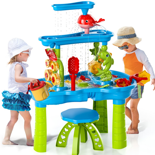 AquaPlay Tower™ – 3-laags Zand- en Waterspeeltafel