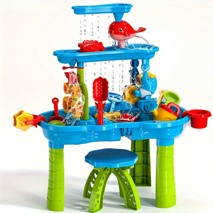 AquaPlay Tower™ – 3-laags Zand- en Waterspeeltafel