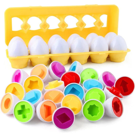 Montessori Matching Eggs - Leerzaam cadeau voor kinderen