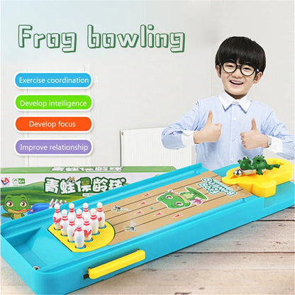 Frog Bowling™ - Mini Kikker Bowlingbaan - Uren Speelplezier