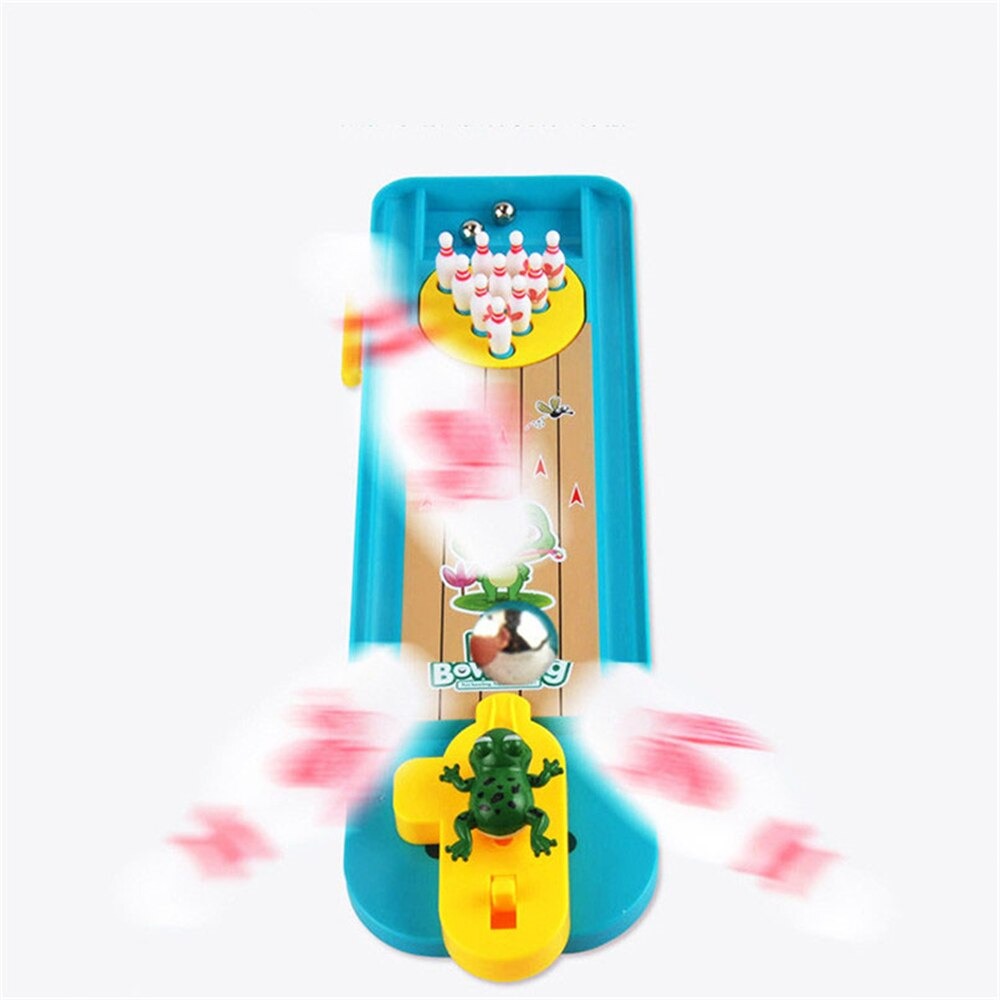 Frog Bowling™ - Mini Kikker Bowlingbaan - Uren Speelplezier