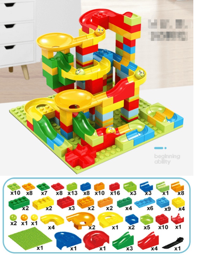 Montessori Playblox Puzzelset™ - Ontwikkeld motoriek en verbeelding