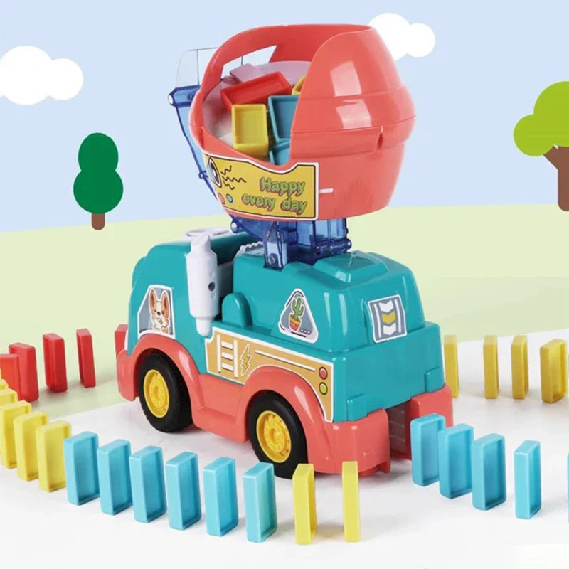 Domino Truck™ - Plezier met Domino's - Domino Bouwset voor Kinderen