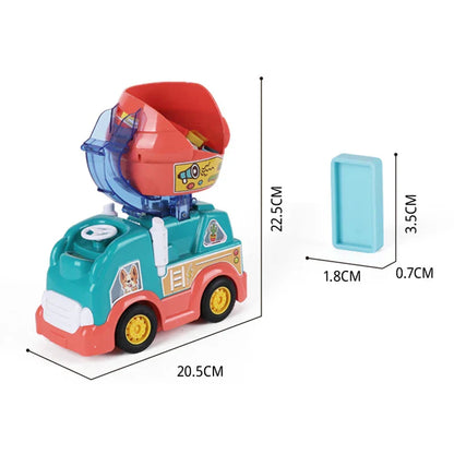 Domino Truck™ - Plezier met Domino's - Domino Bouwset voor Kinderen