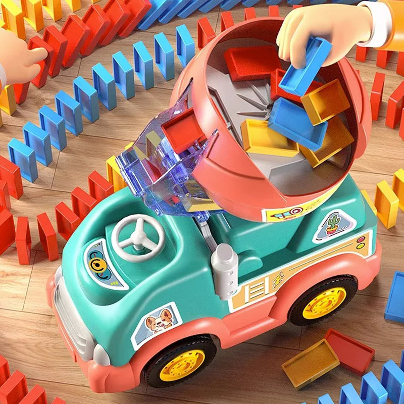 Domino Truck™ - Plezier met Domino's - Domino Bouwset voor Kinderen