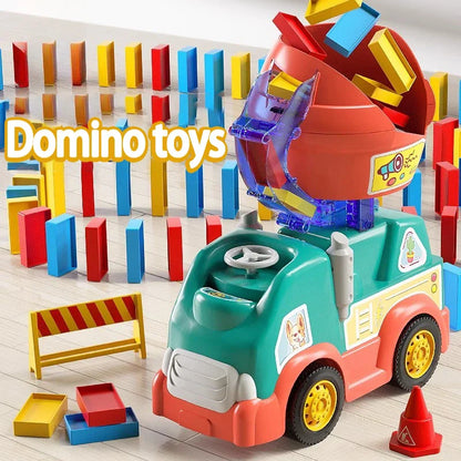 Domino Truck™ - Plezier met Domino's - Domino Bouwset voor Kinderen