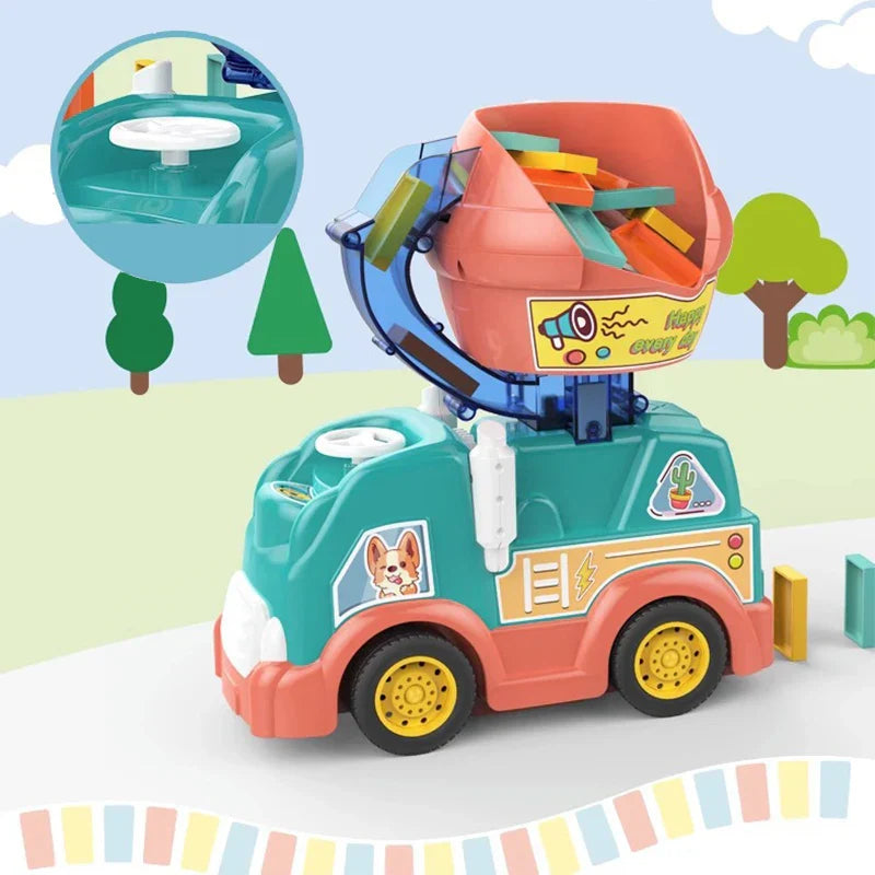 Domino Truck™ - Plezier met Domino's - Domino Bouwset voor Kinderen