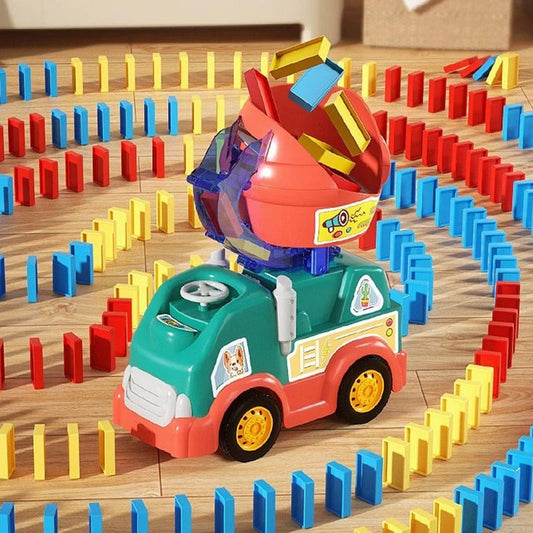 Domino Truck™ - Plezier met Domino's - Domino Bouwset voor Kinderen